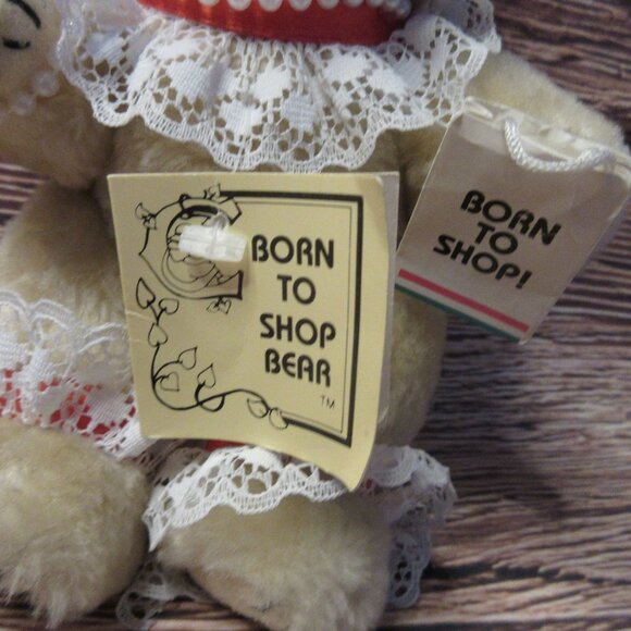 Country Cozy’s “BORN TO SHOP” Decorative Plush Female Jointed Bear w/Accessories - Picture 2 of 4
